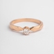 Red Gold Diamond Ring 23202421 from the manufacturer of jewelry LUNET JEWELERY at the price of $602 UAH: 2
