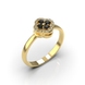 Каблучка з жовтого золота, з діамантами 233973122 від виробника ювелірних прикрас LUNET JEWELLERY по ціні 22 351 грн грн: 11