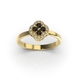 Yellow Gold Diamond Ring 233973122 from the manufacturer of jewelry LUNET JEWELERY at the price of $533 UAH: 9