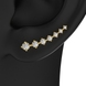 Yellow Gold Diamond Ear Cuffs 321163121