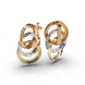 Mixed Metals Earrings without Stones 312821100 from the manufacturer of jewelry LUNET JEWELERY at the price of $504 UAH: 7