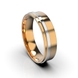 Mixed Metals Wedding Ring 225032400 from the manufacturer of jewelry LUNET JEWELERY at the price of  UAH: 3