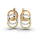 Mixed Metals Earrings without Stones 312821100 from the manufacturer of jewelry LUNET JEWELERY at the price of $504 UAH: 6