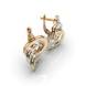Mixed Metals Earrings without Stones 312821100 from the manufacturer of jewelry LUNET JEWELERY at the price of $504 UAH: 10