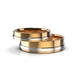 Обручка з комбінованого золота 225032400 від виробника ювелірних прикрас LUNET JEWELLERY по ціні  грн: 6