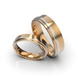 Mixed Metals Wedding Ring 225032400 from the manufacturer of jewelry LUNET JEWELERY at the price of  UAH: 5