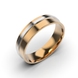 Mixed Metals Wedding Ring 225032400 from the manufacturer of jewelry LUNET JEWELERY at the price of  UAH: 4