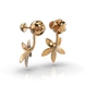 Red Gold Earrings without Stones 316652400