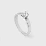 White Gold Diamond Ring 220671121 from the manufacturer of jewelry LUNET JEWELERY