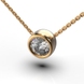 Red Gold Diamond Necklace 719112421