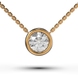 Red Gold Diamond Necklace 719112421