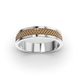 Mixed Metals Wedding Ring 224581100 from the manufacturer of jewelry LUNET JEWELERY at the price of $318 UAH: 5