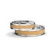 Mixed Metals Wedding Ring 224581100 from the manufacturer of jewelry LUNET JEWELERY at the price of $318 UAH: 9