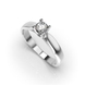 White Gold Diamond Ring 220671121 from the manufacturer of jewelry LUNET JEWELERY at the price of $1 042 UAH: 7