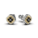 Сережки з комбінованого золота, з діамантами 334391122 від виробника ювелірних прикрас LUNET JEWELLERY по ціні 27 979 грн грн: 5