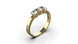 Red Gold Diamonds Ring 23822421