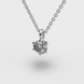 White Gold Diamond Necklace 743091121