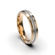 Mixed Metals Diamond Wedding Ring 223912421