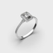 White Gold Diamond Ring 241941121 from the manufacturer of jewelry LUNET JEWELERY at the price of $2 522 UAH: 4