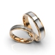 Mixed Metals Diamond Wedding Ring 223912421