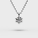 White Gold Diamond Necklace 743091121