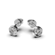 White Gold Diamond Earrings 31221121 from the manufacturer of jewelry LUNET JEWELERY at the price of $386 UAH: 6