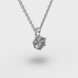 White Gold Diamond Necklace 743091121