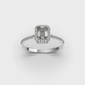 White Gold Diamond Ring 241941121 from the manufacturer of jewelry LUNET JEWELERY at the price of $2 522 UAH: 2