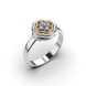 White&Red Gold Diamond Ring 234401121 from the manufacturer of jewelry LUNET JEWELERY at the price of $773 UAH: 8