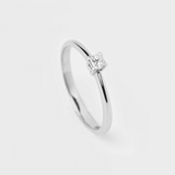 White Gold Diamond Ring 221071121 from the manufacturer of jewelry LUNET JEWELERY