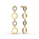 Red Gold Diamond Earrings 36912421