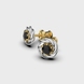 White&Yellow Gold Diamond Earrings 342981621 from the manufacturer of jewelry LUNET JEWELERY at the price of $813 UAH: 5