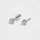 Earrings white gold diamond 331551121 from the manufacturer of jewelry LUNET JEWELERY at the price of $902 UAH: 1