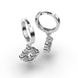 White Gold Diamond Earrings 323131121 from the manufacturer of jewelry LUNET JEWELERY at the price of  UAH: 10