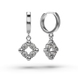 White Gold Diamond Earrings 323131121 from the manufacturer of jewelry LUNET JEWELERY at the price of  UAH: 4