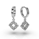 White Gold Diamond Earrings 323131121 from the manufacturer of jewelry LUNET JEWELERY at the price of  UAH: 5