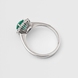 White gold emerald and diamond ring 228861521 from the manufacturer of jewelry LUNET JEWELERY at the price of  UAH: 3