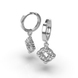 White Gold Diamond Earrings 323131121 from the manufacturer of jewelry LUNET JEWELERY at the price of  UAH: 8