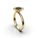 Каблучка «Соняшник» з жовтого золота, з чорними діамантами 226153122 від виробника ювелірних прикрас LUNET JEWELLERY по ціні 21 226 грн грн: 12