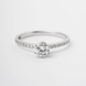 White Gold Diamond Ring 225401121 from the manufacturer of jewelry LUNET JEWELERY at the price of $2 169 UAH: 3