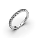 White Gold Diamond Wedding Ring 236761121 from the manufacturer of jewelry LUNET JEWELERY at the price of $994 UAH: 8