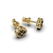 Yellow Gold Diamond Earrings 333843122 from the manufacturer of jewelry LUNET JEWELERY at the price of $761 UAH: 12