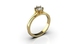 Red Gold Diamond Ring 23182421