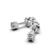 Earrings white gold diamond 331201121 from the manufacturer of jewelry LUNET JEWELERY at the price of $372 UAH: 7