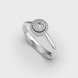White Gold Diamond Ring 239471121 from the manufacturer of jewelry LUNET JEWELERY at the price of $809 UAH: 1