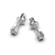 Earrings white gold diamond 331201121 from the manufacturer of jewelry LUNET JEWELERY at the price of $372 UAH: 8