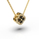 Yellow Gold Diamond Necklace 133903122