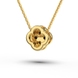 Yellow Gold Diamond Necklace 133903122