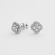 White Gold Diamond Earrings 333811121