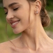 White Gold Diamond Earrings 333811121 from the manufacturer of jewelry LUNET JEWELERY at the price of $1 002 UAH: 2